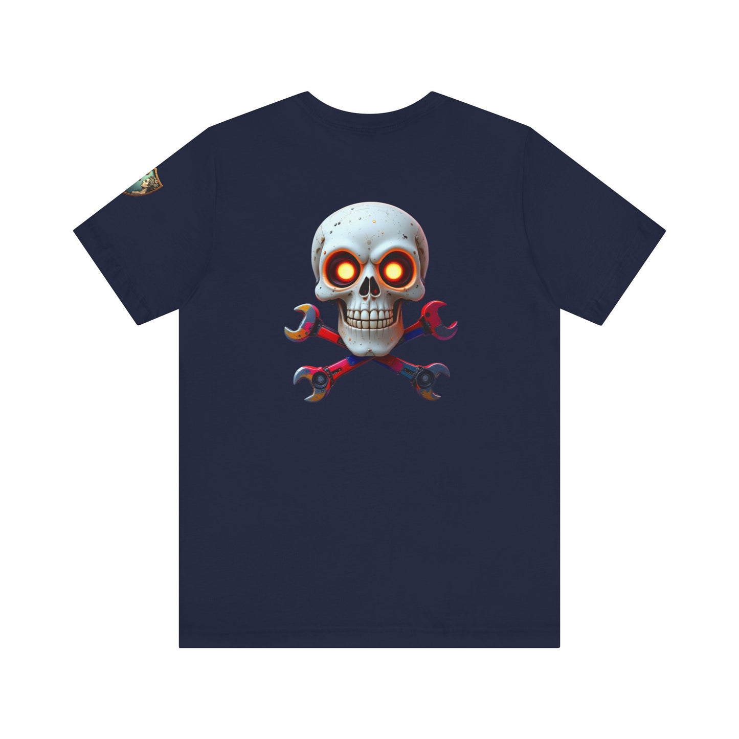 Robot Pirate - Jolly Roger Design Unisex Tee