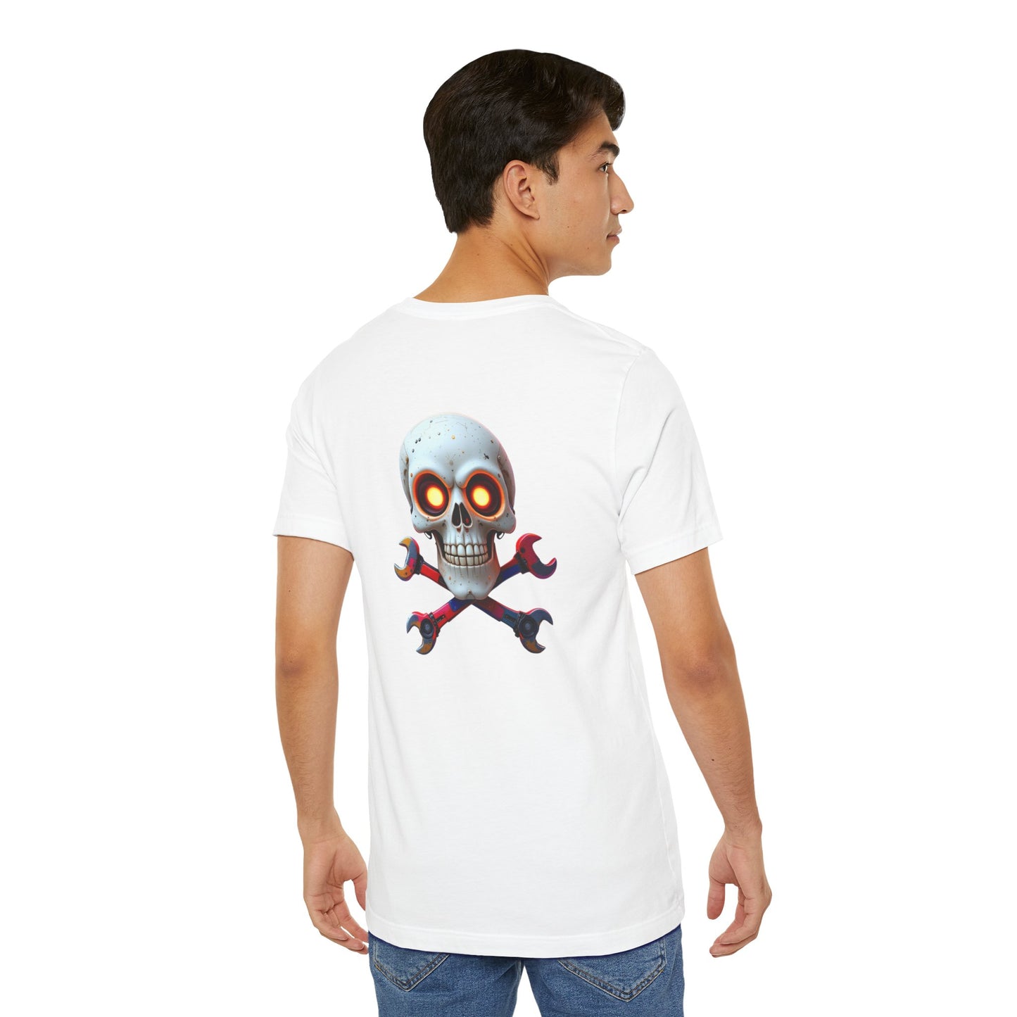 Robot Pirate - Jolly Roger Design Unisex Tee
