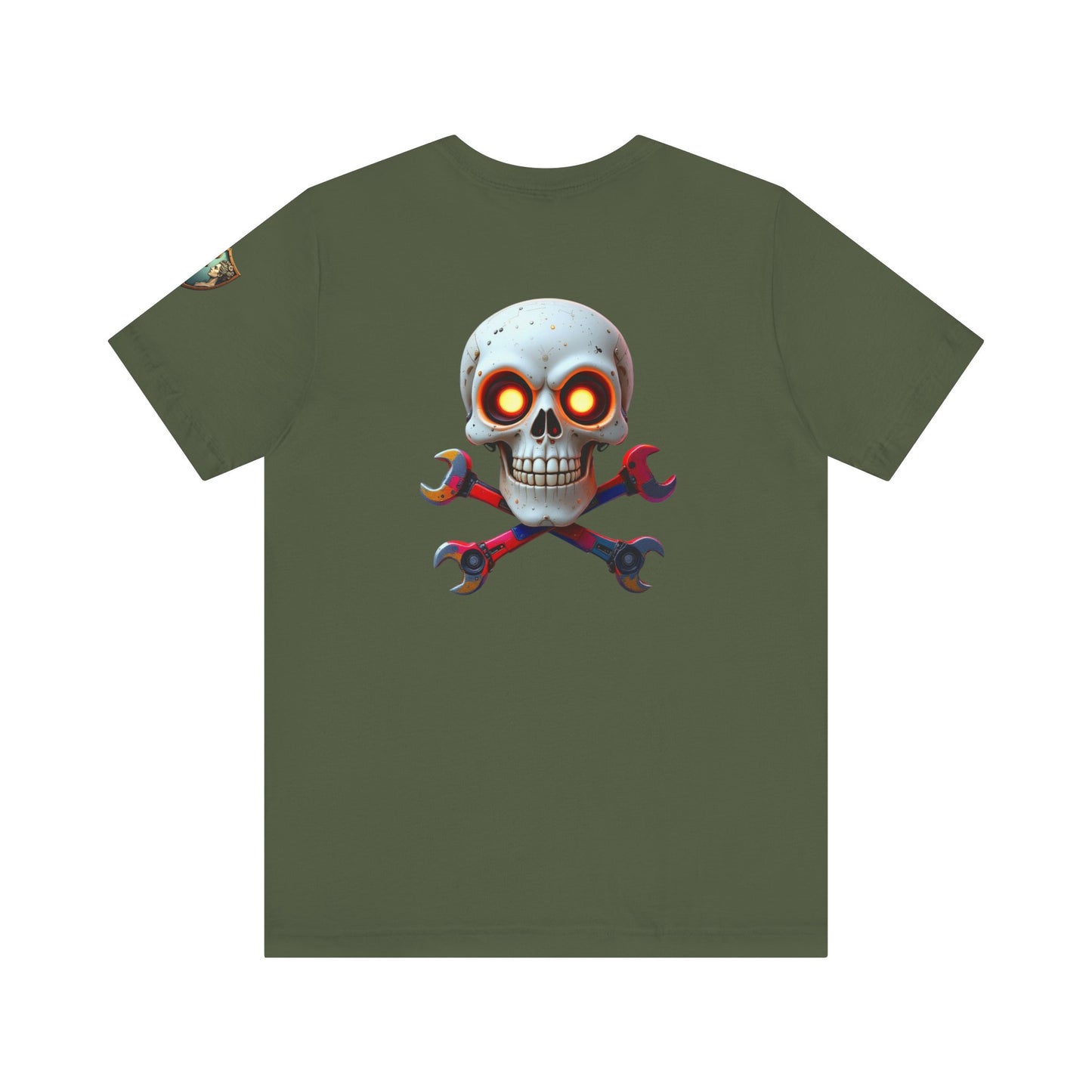 Robot Pirate - Jolly Roger Design Unisex Tee